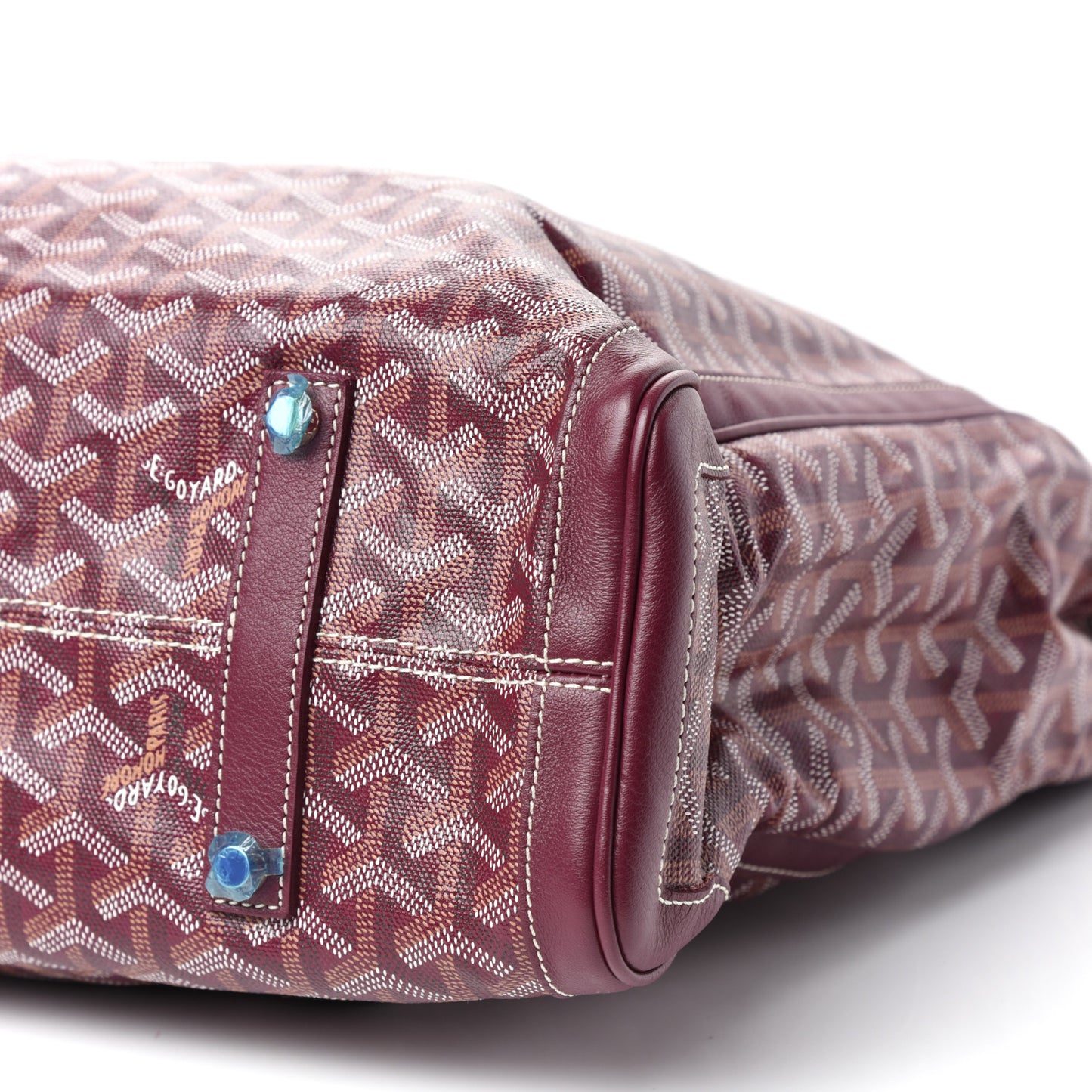 Goyardine Voltaire Smile Tote Burgundy