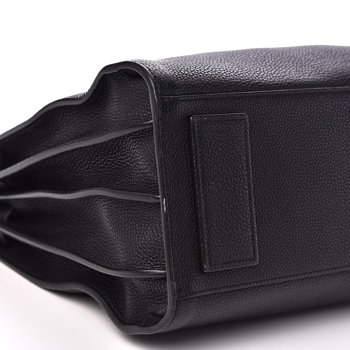 Grained Calfskin Small Supple Sac De Jour Black