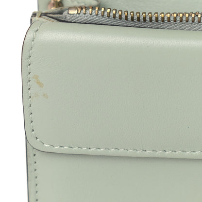 Valentino Garavani Calfskin Rockstud Wallet on Chain Water Green 10 of 16