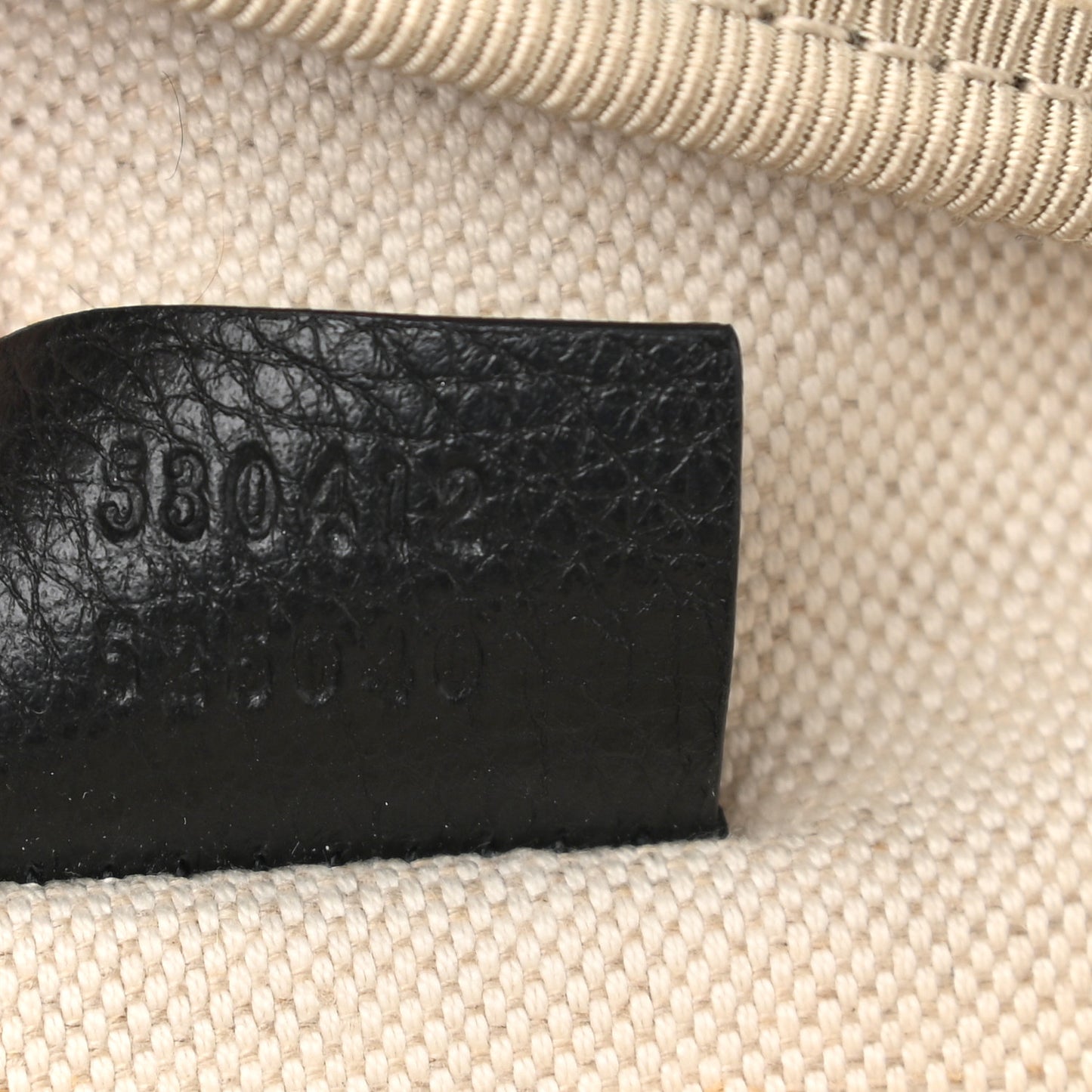 Grained Calfskin Logo Belt Bag Black