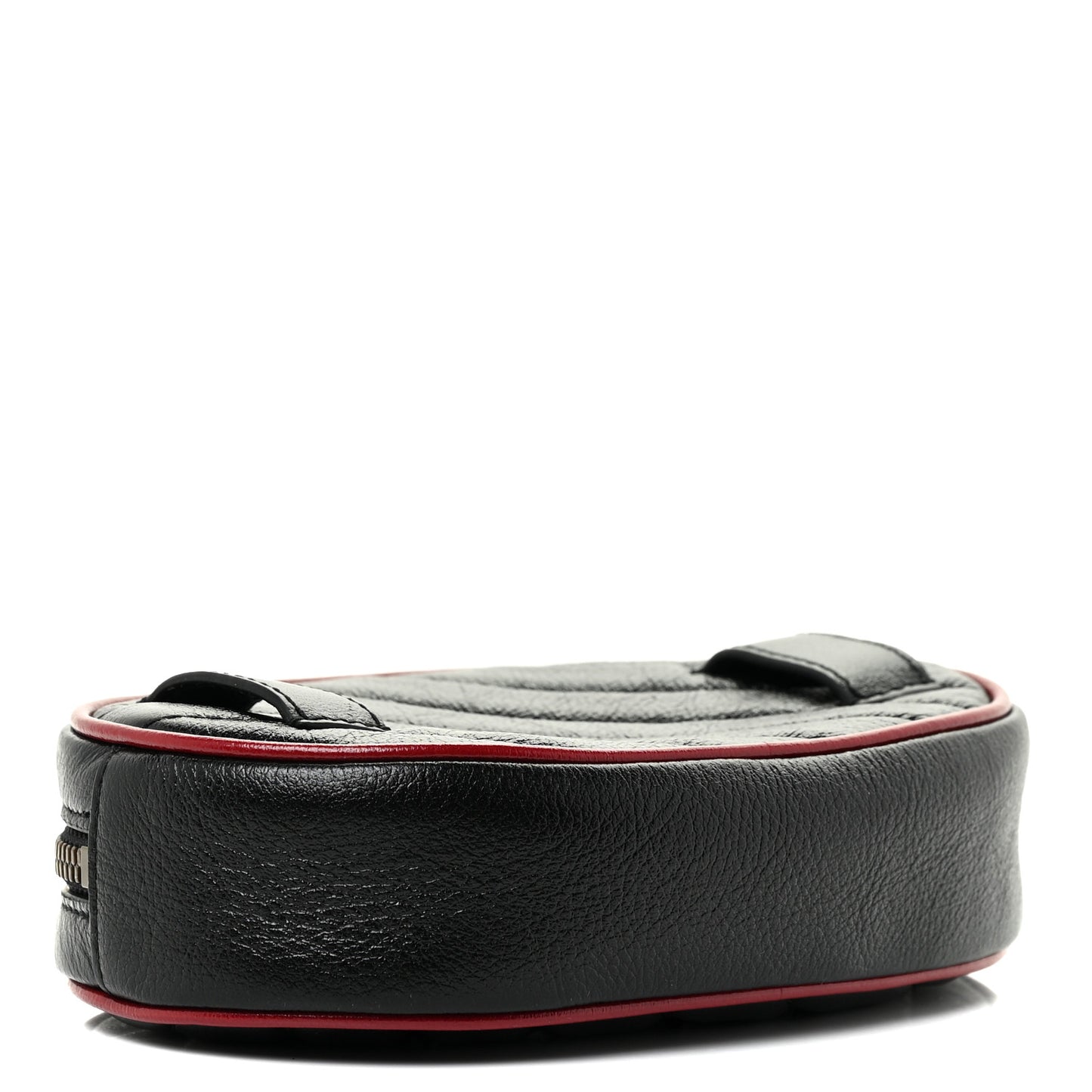 Azalea Calfskin Matelasse Diagonal Torchon GG Marmont Belt Bag 75 30 Black Romantic Cerise