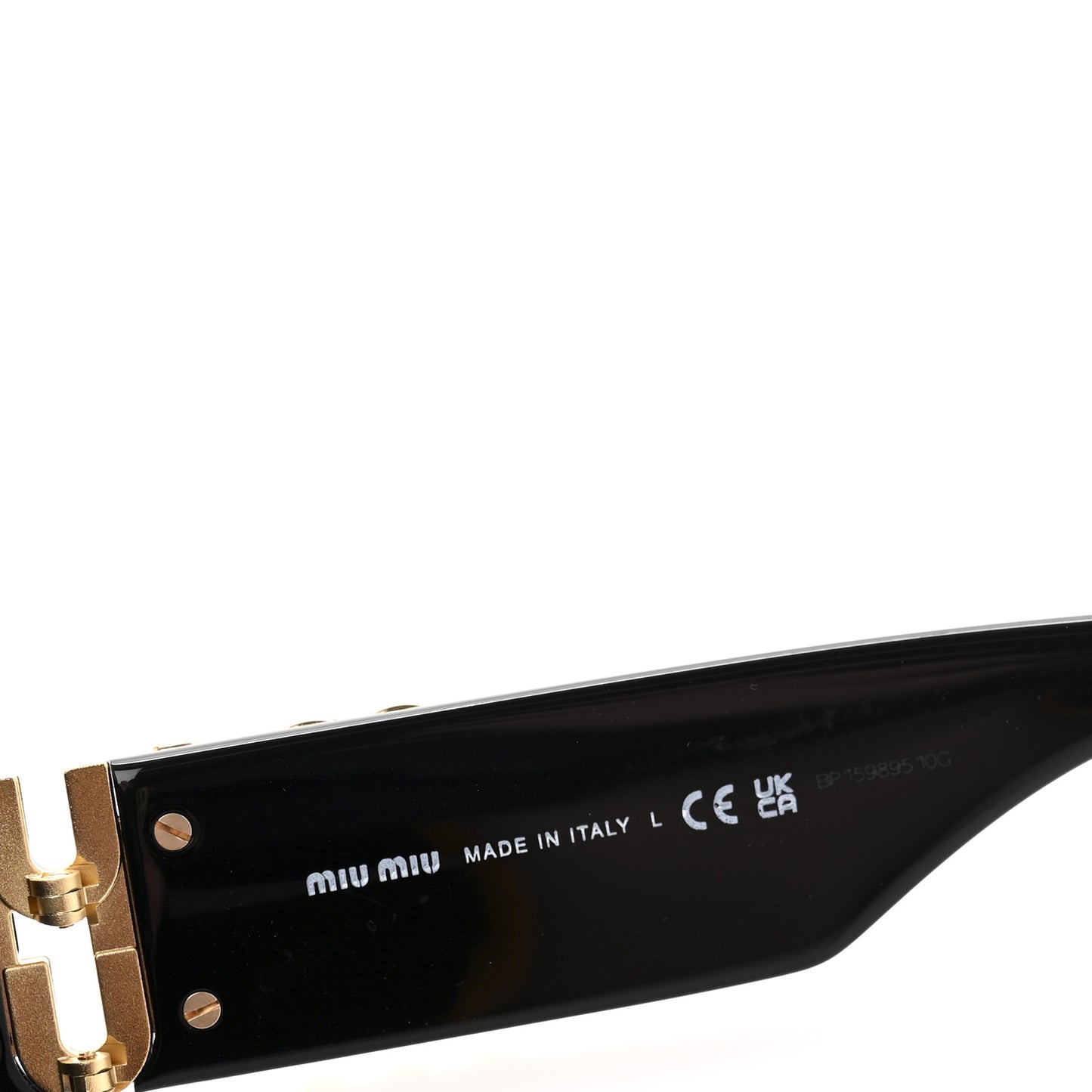 Acetate Oval Glimpse Sunglasses SMU11W Black