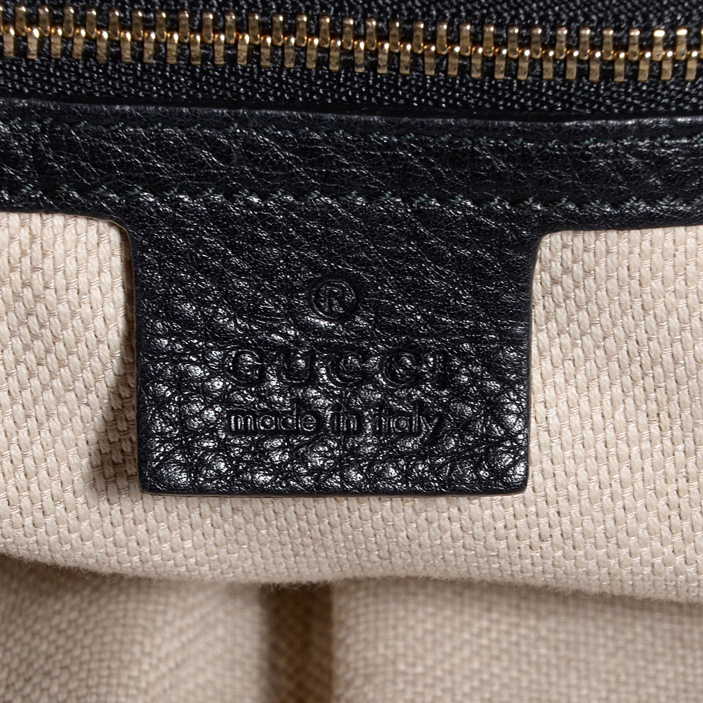 Pebbled Calfskin Medium Soho Shoulder Bag Black