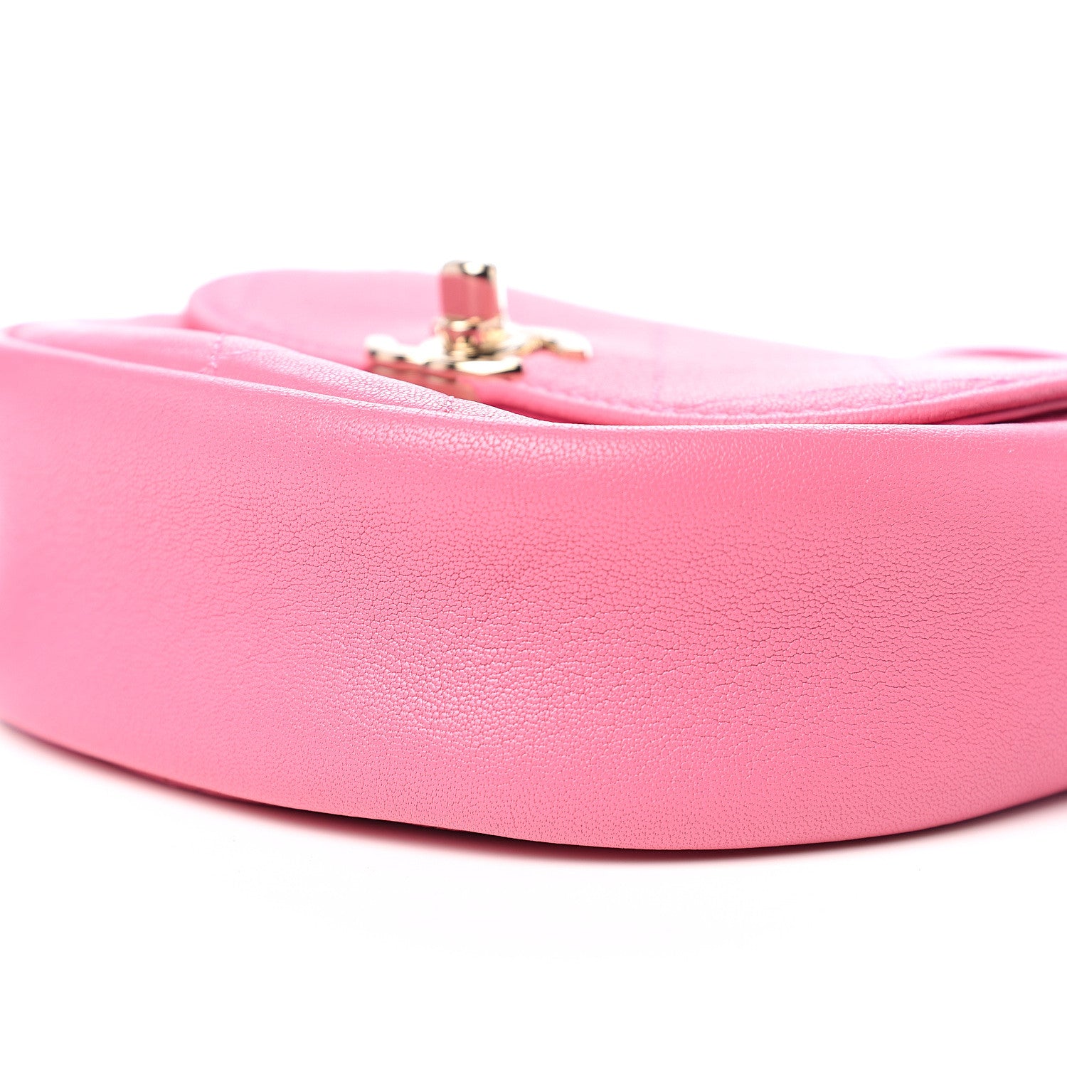 Chanel Goatskin Stitched Casual Trip Messenger Flap Pink 8 of 9