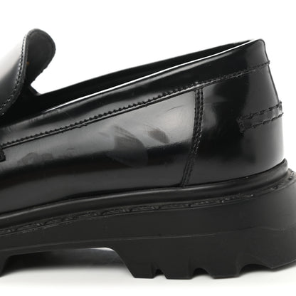 Christian Dior Brushed Calfskin Dior Code Lug Sole 15mm Loafers 35.5 Black 11 of 11