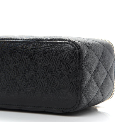 Chanel Caviar Quilted Small Vanity Case With Chain Black 9 of 9