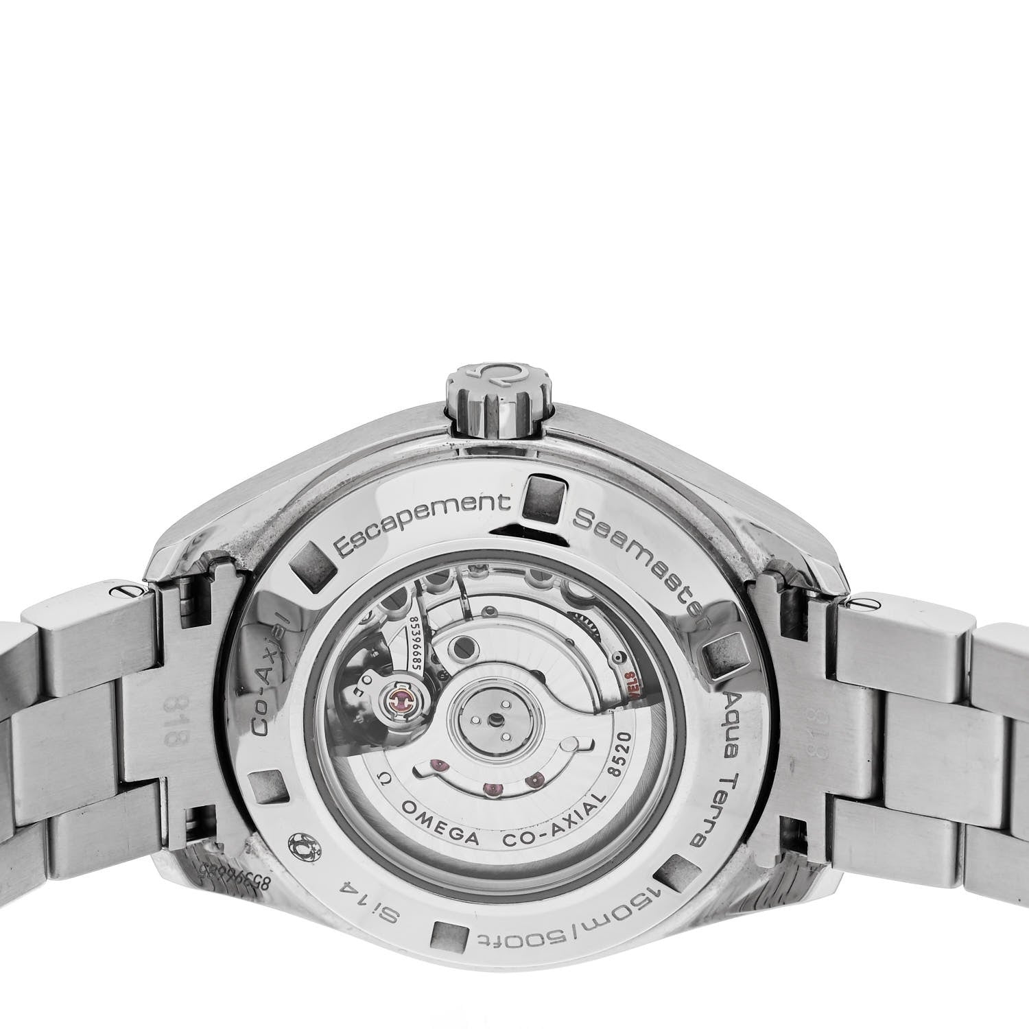 Omega Stainless Steel Diamond Bezel Mother of Pearl 34mm Seamaster Aqua Terra Co-Axial Chronometer Automatic Watch 231.15.34.20.55.001 4 of 5