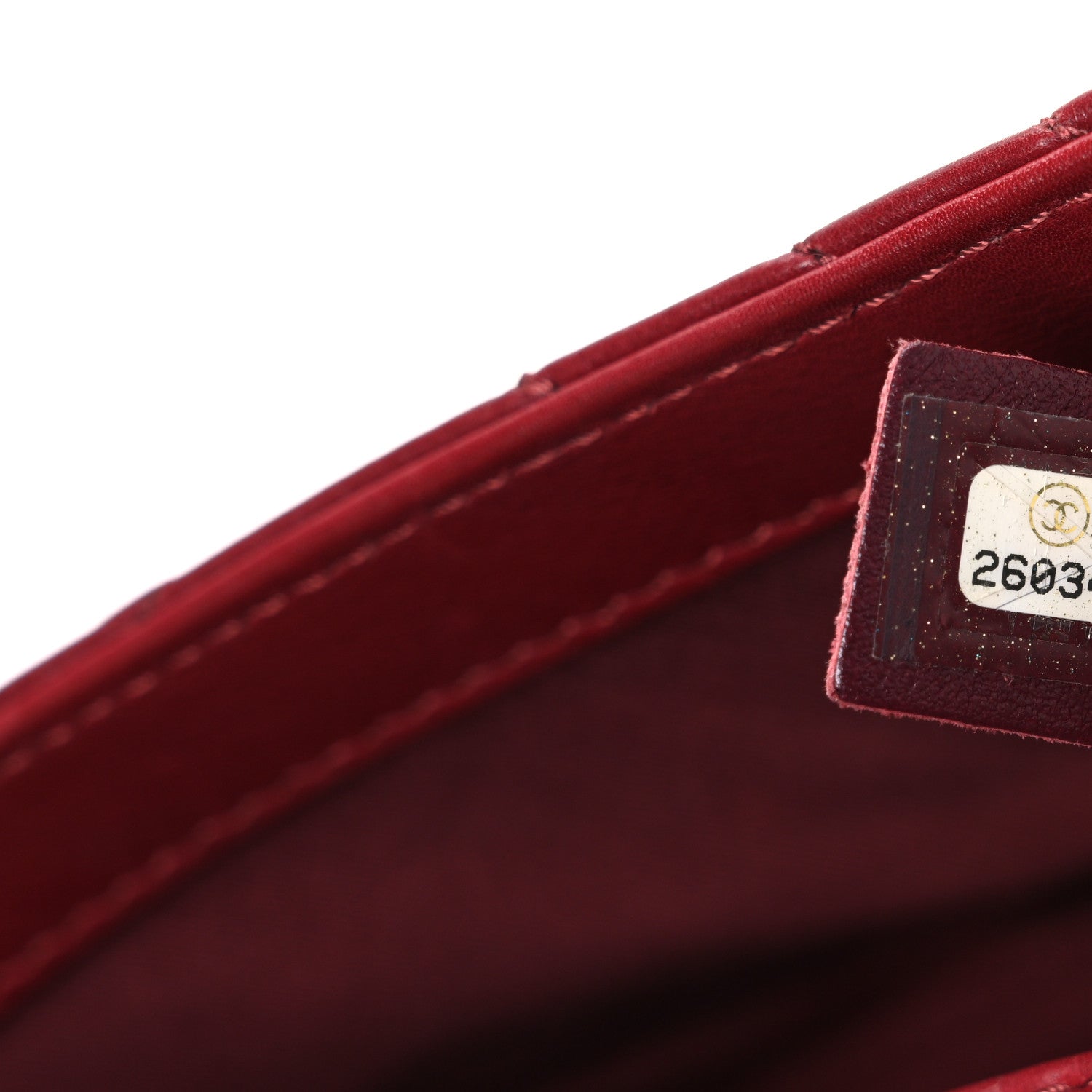 Chanel Calfskin Chevron Quilted Mini Rock The Corner Flap Red 7 of 10