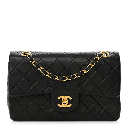 Chanel Lambskin Quilted Small Double Flap Black 1 of 15
