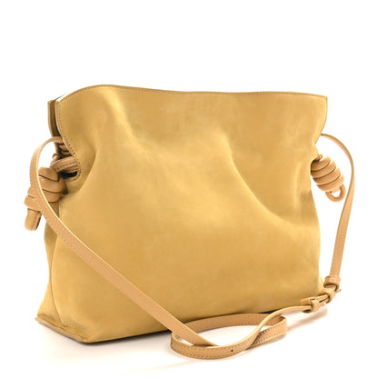 Loewe Nubuck Small Flamenco Knot Bag Desert 3 of 9