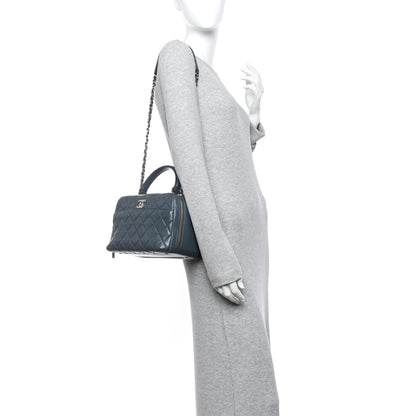 Chanel Lambskin Quilted Medium Trendy CC Bowling Bag Grey 2 of 11