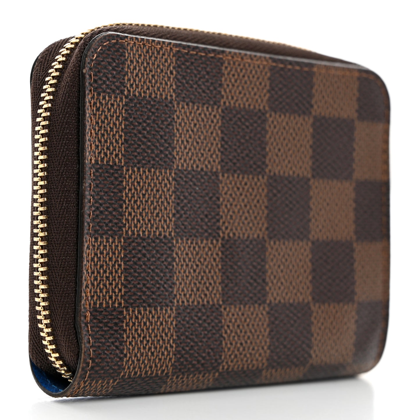 Damier Ebene 2019 Christmas Animation Zippy Coin Purse Blue