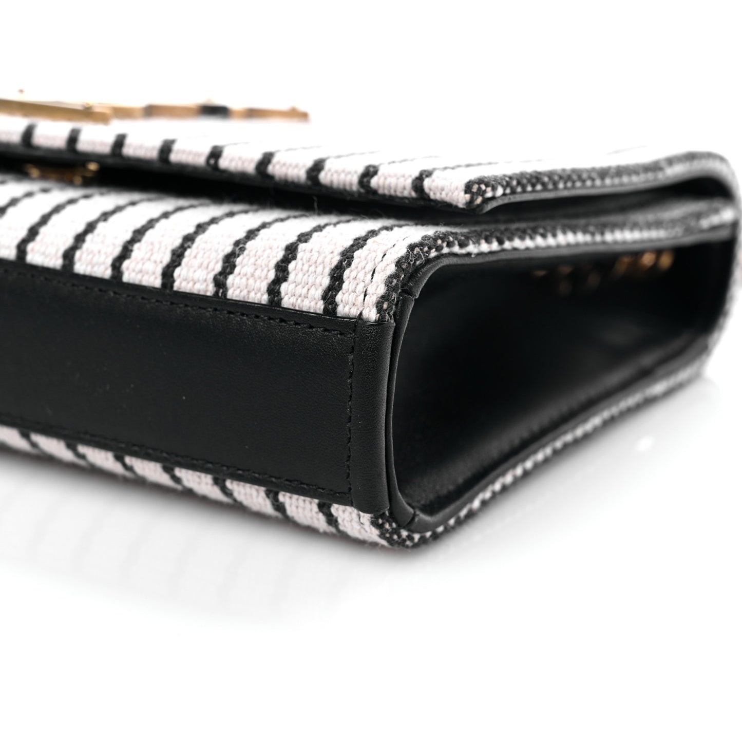 Canvas Small Striped Kate Satchel Grigio Multicolor