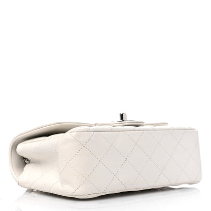 Chanel Calfskin Quilted Mini Rectangular Flap White 4 of 13