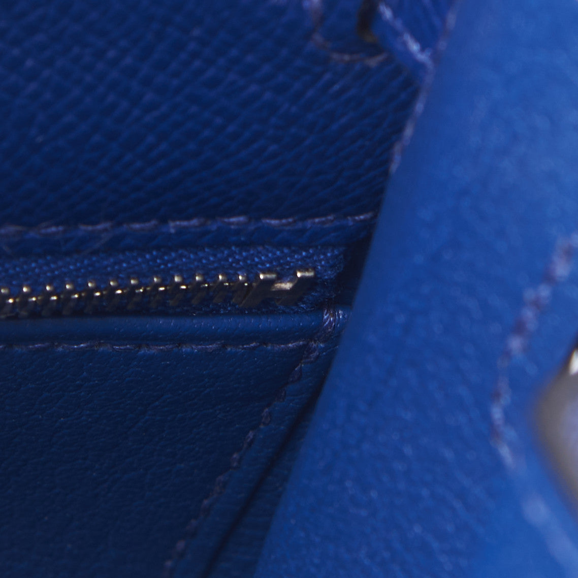 Hermes Epsom Kelly Sellier 28 Bleu Electrique 16 of 32