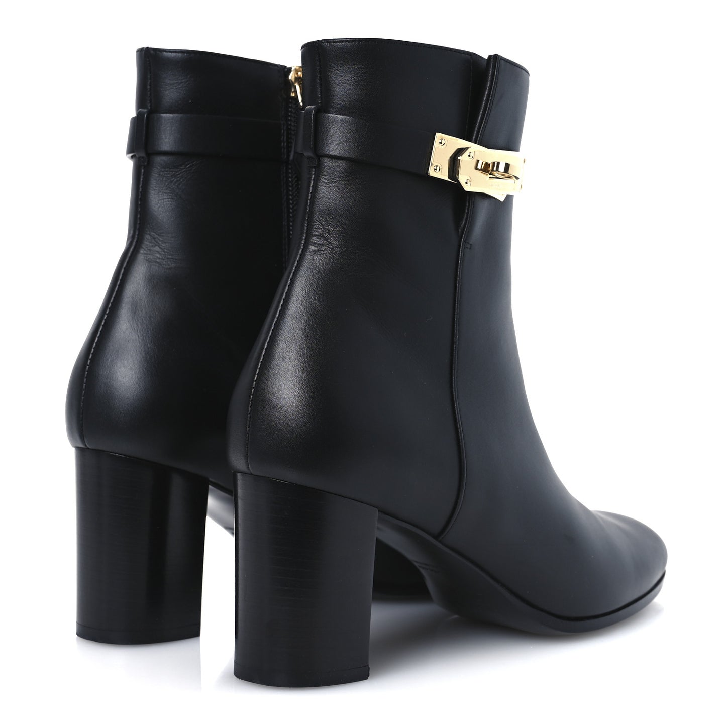 Calfskin Saint Germain Ankle Boots 40 Black