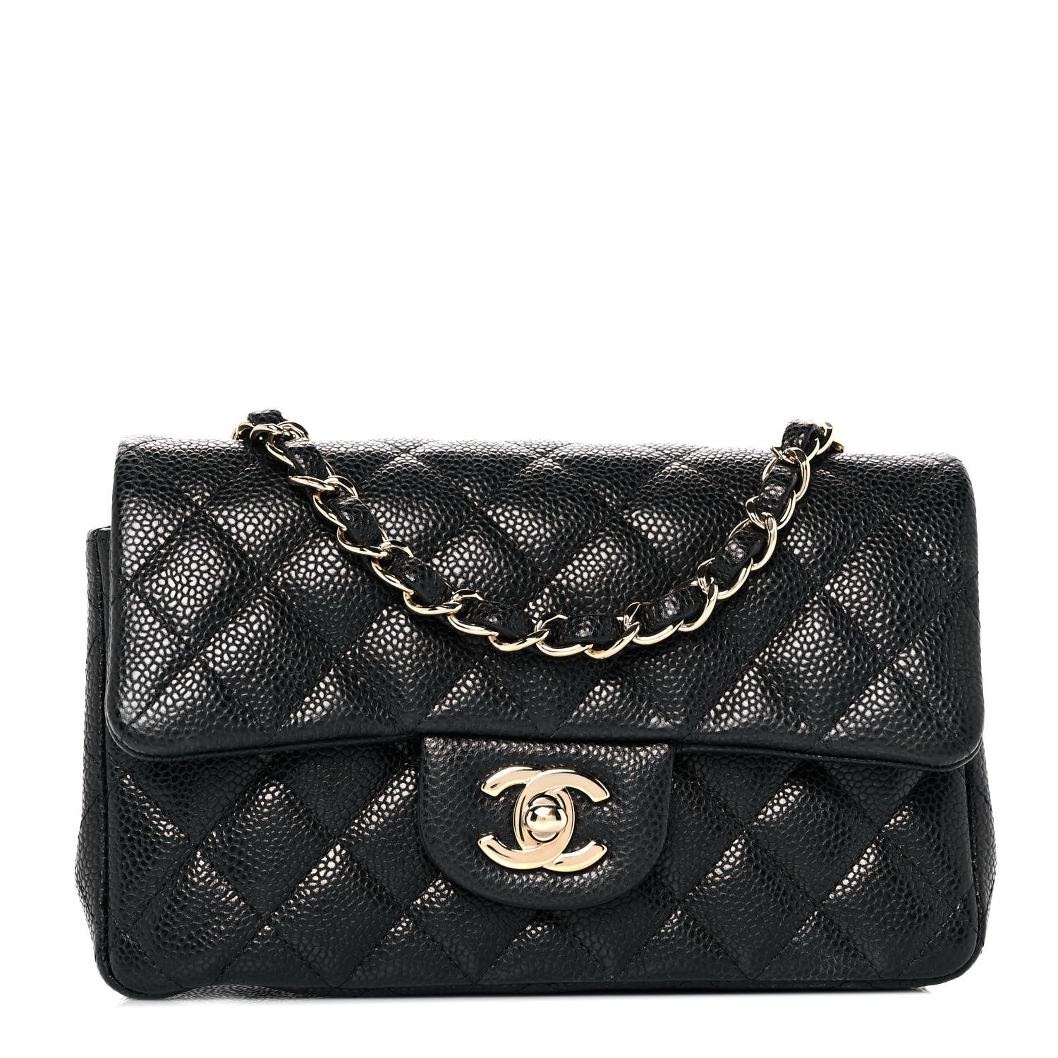 Chanel Caviar Quilted Mini Rectangular Flap Black 1 of 12