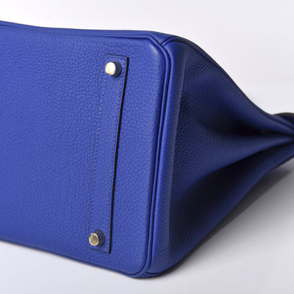 Hermes Togo Birkin 35 Bleu Electrique 7 of 28