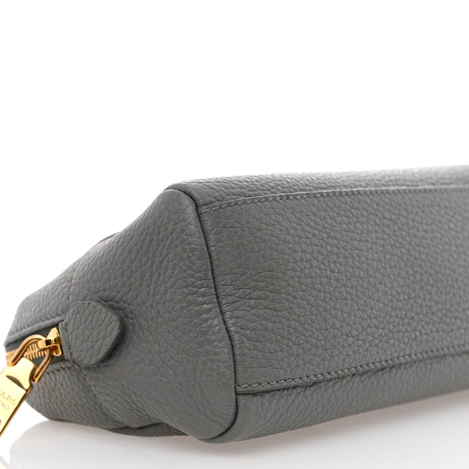 Prada Vitello Daino Cosmetic Pouch Argilla 6 of 10