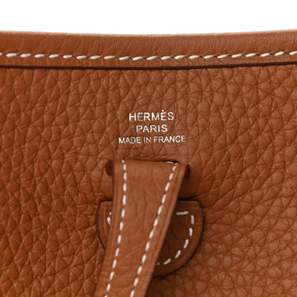 Hermes Taurillon Clemence Evelyne TPM Gold 6 of 11