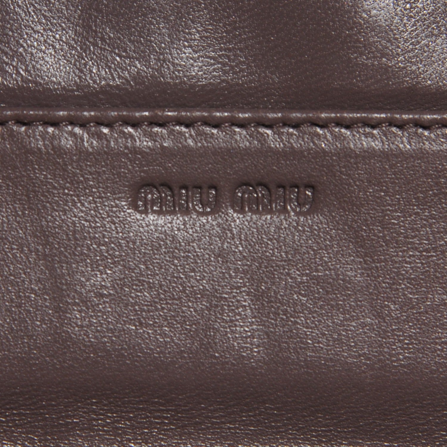Miu Miu Nappa Matelasse Flap Wallet 6 of 7