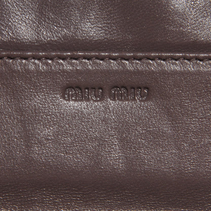 Miu Miu Nappa Matelasse Flap Wallet 6 of 7
