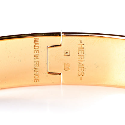 Hermes Enamel Narrow Clic Clac H Bracelet PM Rouge 4 of 6