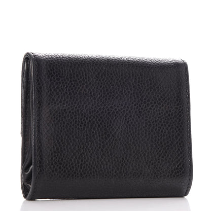 Chanel Caviar Timeless CC Flap Card Holder Black 3 of 9