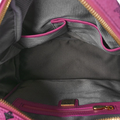 MCM Visetos Small Side Stud Stark Backpack Pink 4 of 8