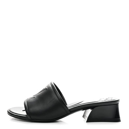 Louis Vuitton Lambskin Magnetic Mules 35 Black 1 of 10
