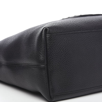 Gucci Pebbled Calfskin Studded Medium Soho Chain Shoulder Bag Black 7 of 8