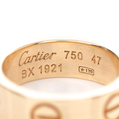 Cartier 18K Yellow Gold 5.5mm LOVE Ring 47 4 4 of 4