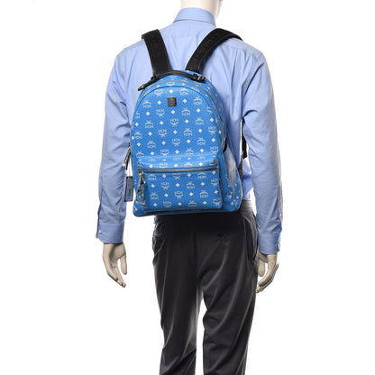 MCM Visetos Medium Stark Backpack Blue 2 of 8