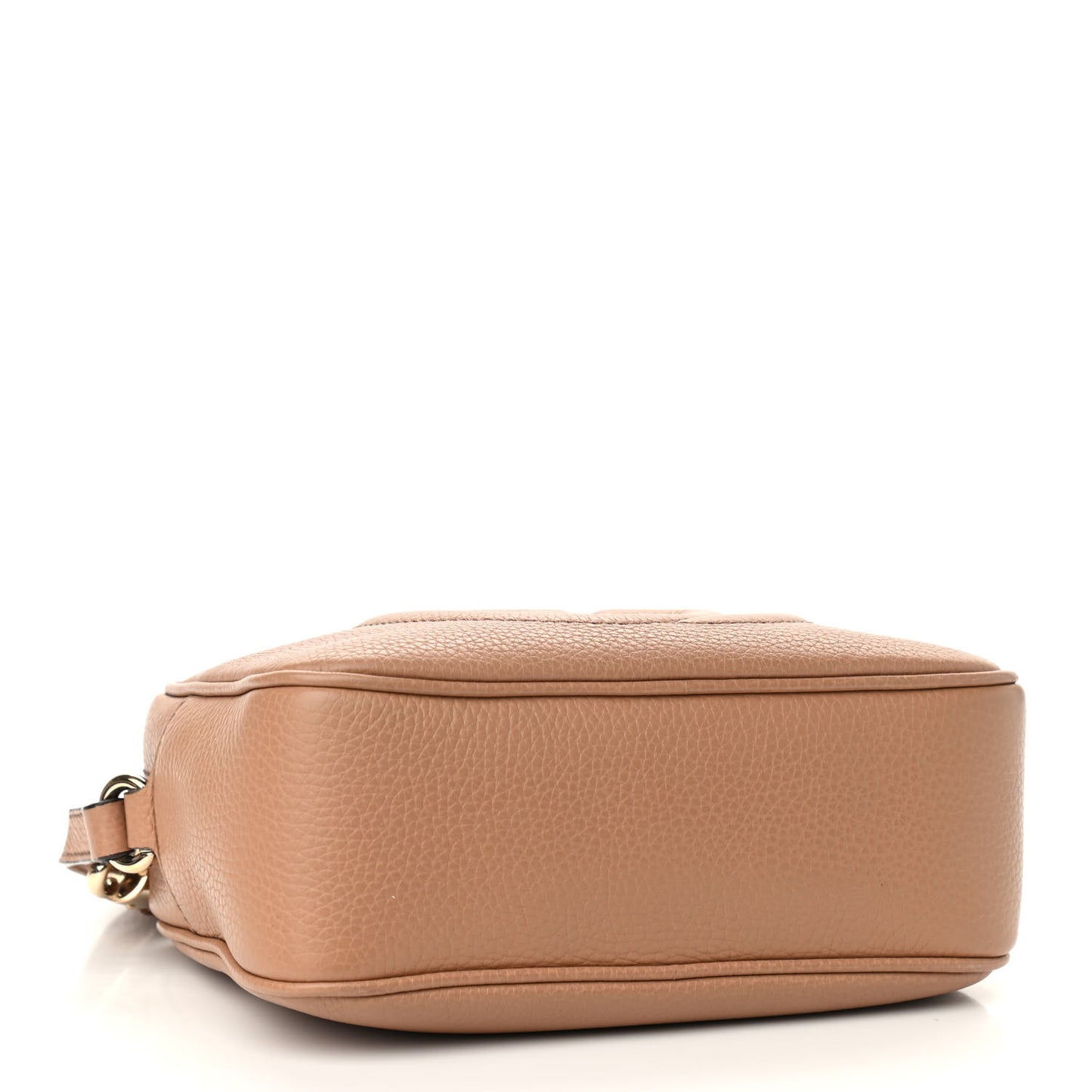 Pebbled Calfskin Small Soho Disco Bag Camelia