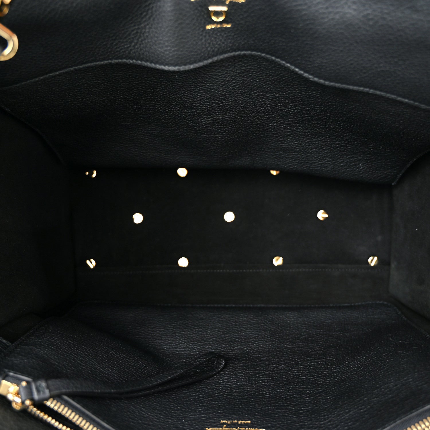 Salvatore Ferragamo Calfskin Large Studio Soft Bag Black 4 of 8