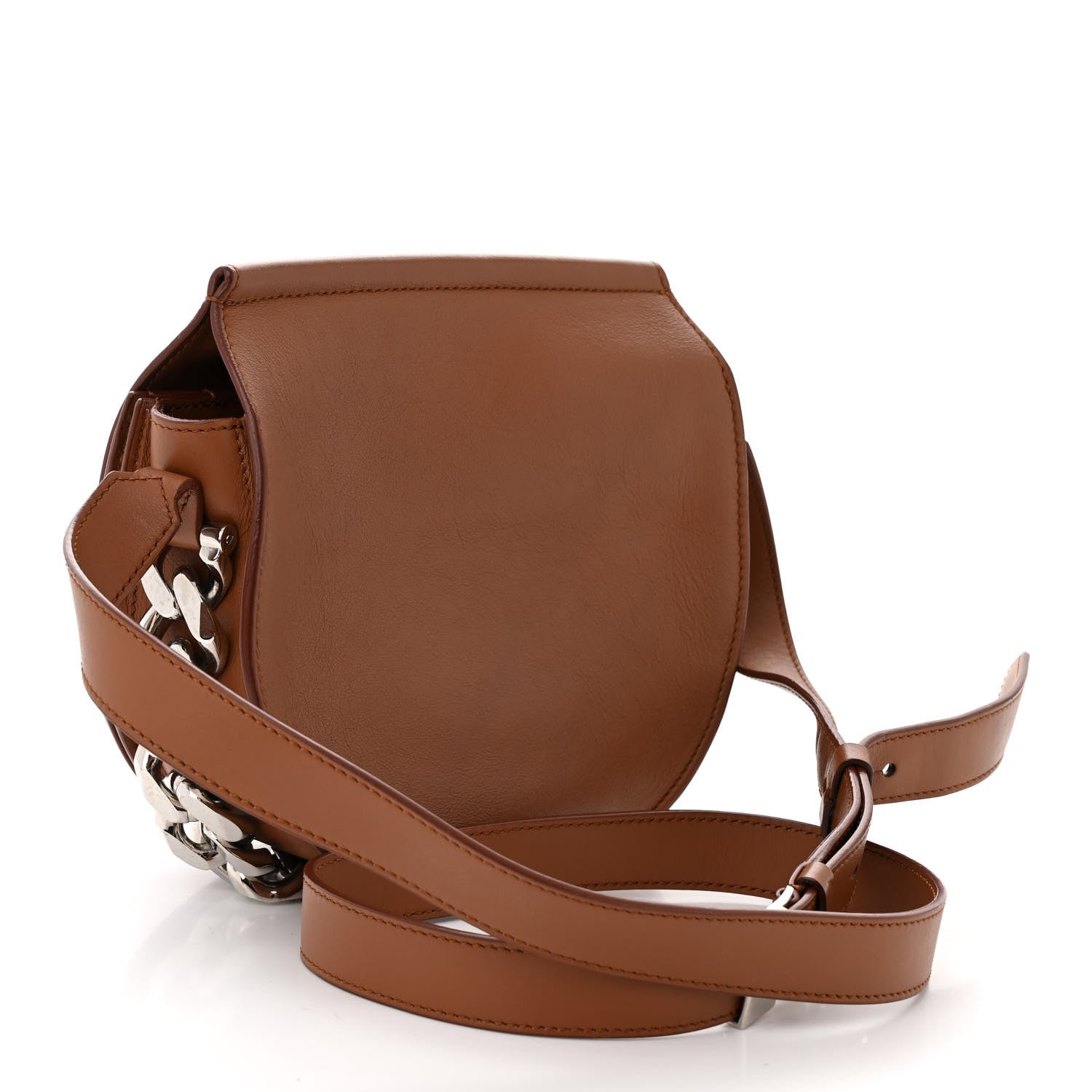 Givenchy Calfskin Mini Infinity Saddle Bag Cognac 3 of 13