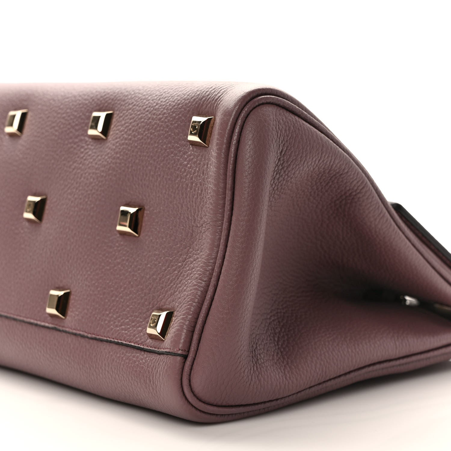 Salvatore Ferragamo Calfskin The Studio Bag Cinder Rose 8 of 10