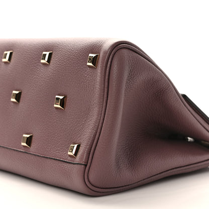 Salvatore Ferragamo Calfskin The Studio Bag Cinder Rose 8 of 10