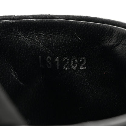 Louis Vuitton Lambskin Embossed Monogram Revival Flat Mules 41 Black 7 of 8