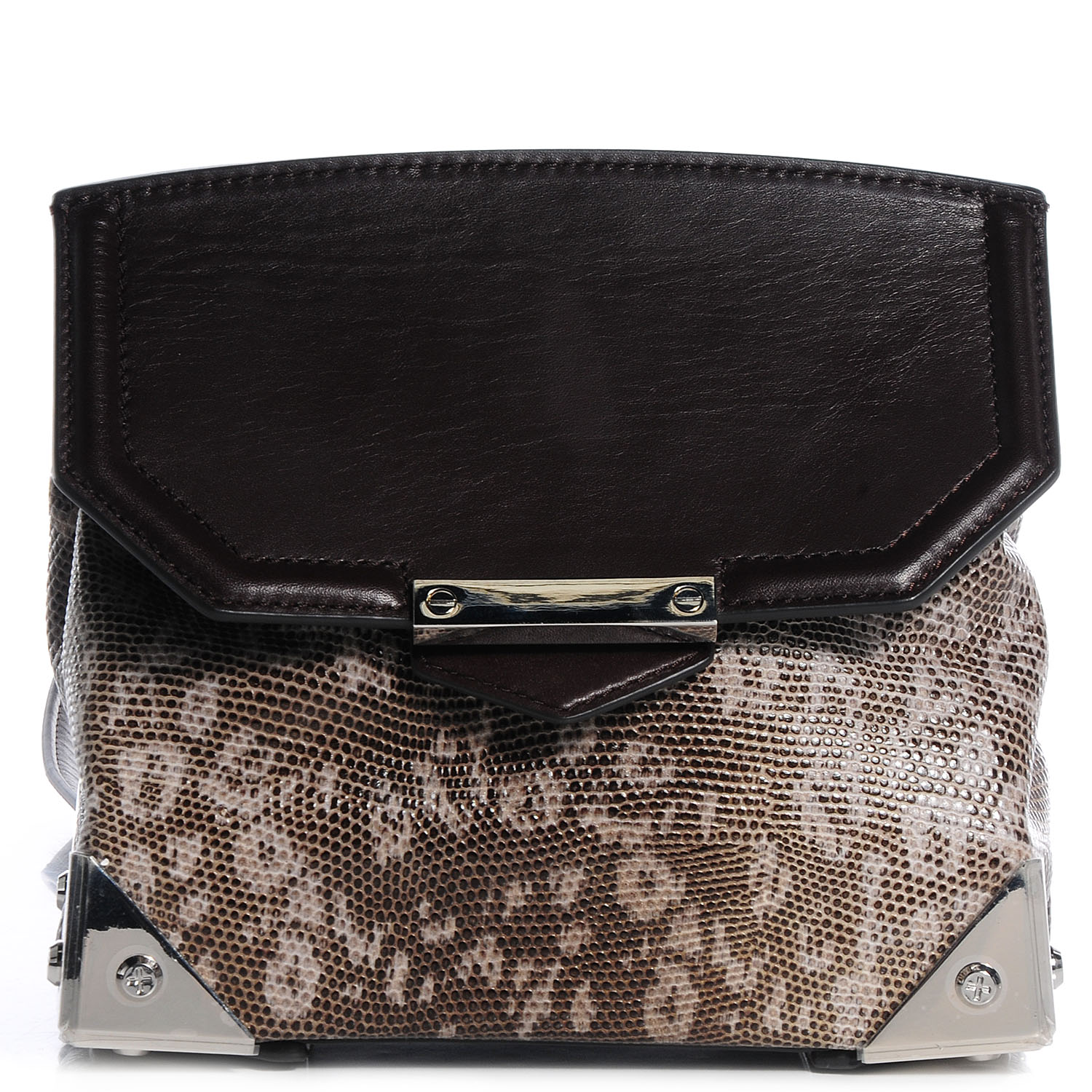 Alexander Wang Lizard Embossed Marion Prisma Crossbody Bag Geyser 1 of 8