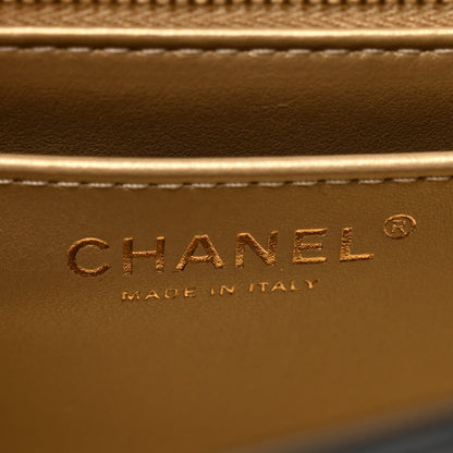 Chanel Lambskin Quilted Enamel Mini Pearl Crush Flap Black 8 of 10
