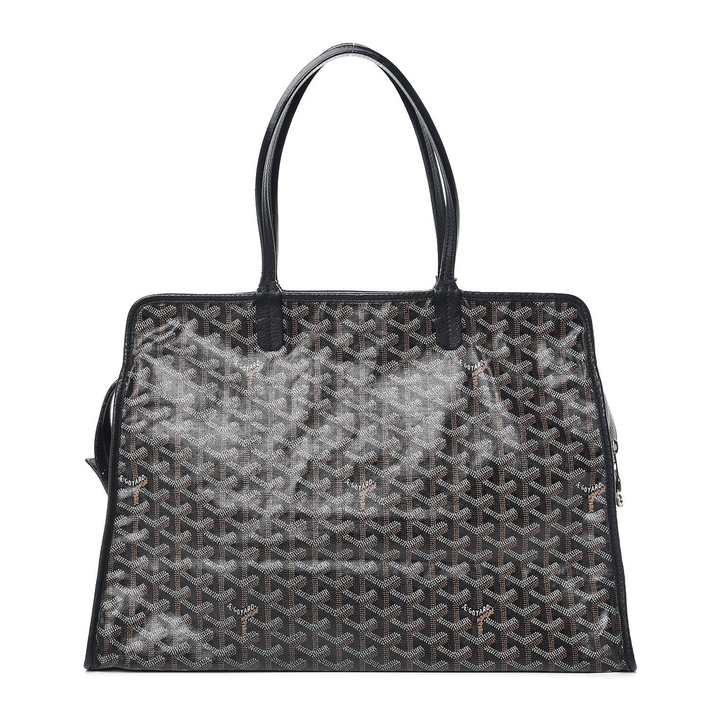 Goyardine Sac Hardy Pet Carrier PM Black