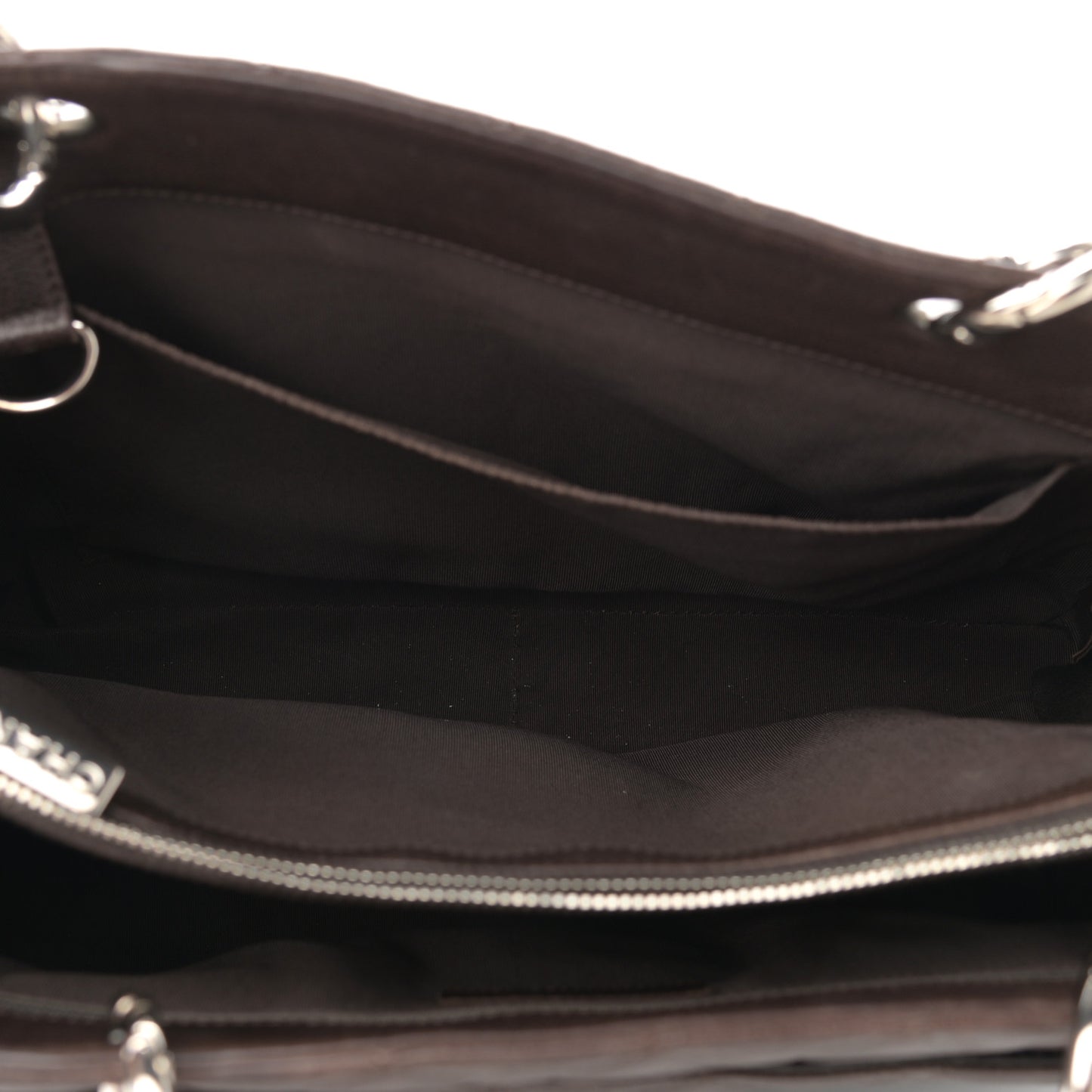 Caviar Quilted Grand Shopping Tote GST Brown