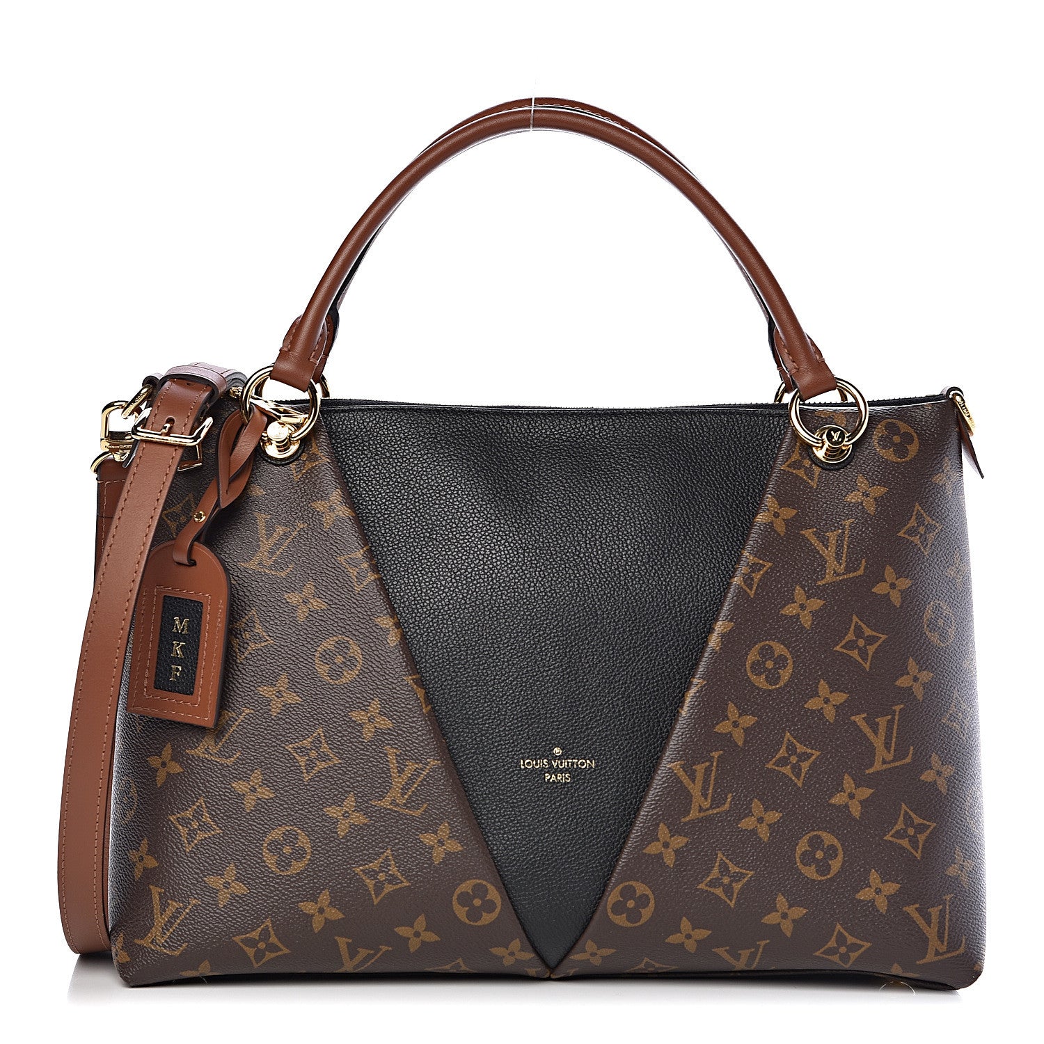 Louis Vuitton Monogram V Tote MM Black 1 of 11
