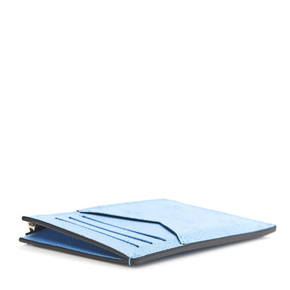 Louis Vuitton Taigarama Coin Card Holder Blue Lagoon 4 of 7
