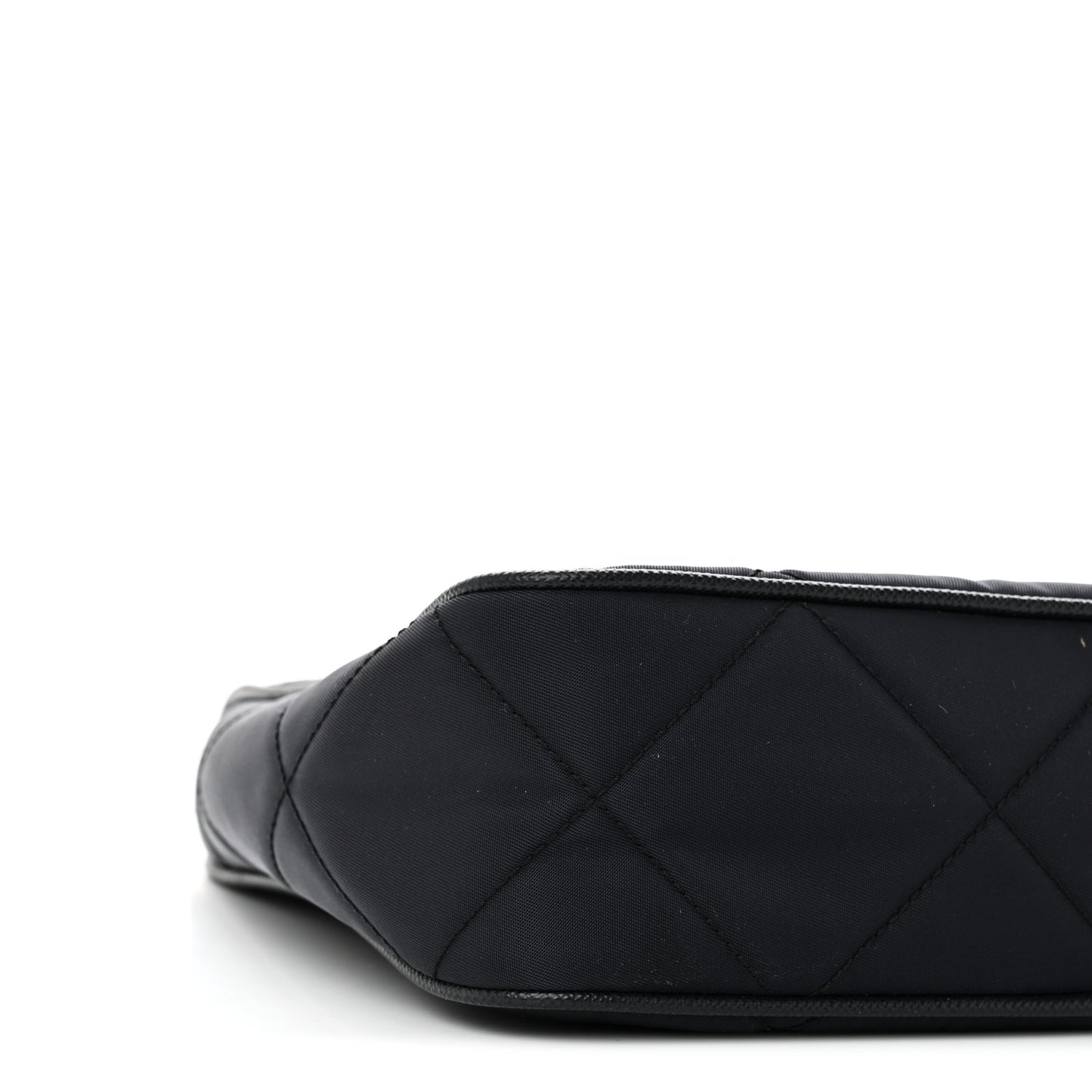 Re-Nylon Saffiano Stitched Mini Re-Edition 1995 Chaine Shoulder Bag Navy
