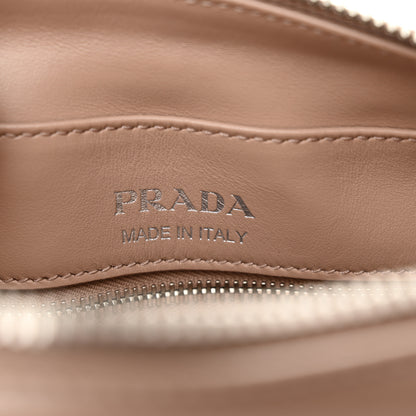 Prada Soft Calfskin Diagramme Camera Bag Cipria 6 of 9