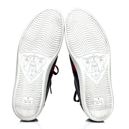 Gucci GG Supreme Monogram Tiger Ayers Web Mens New Ace Sneakers 10 Black 5 of 7