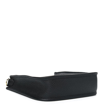 Hermes Taurillon Clemence Evelyne TPM Black 3 of 4