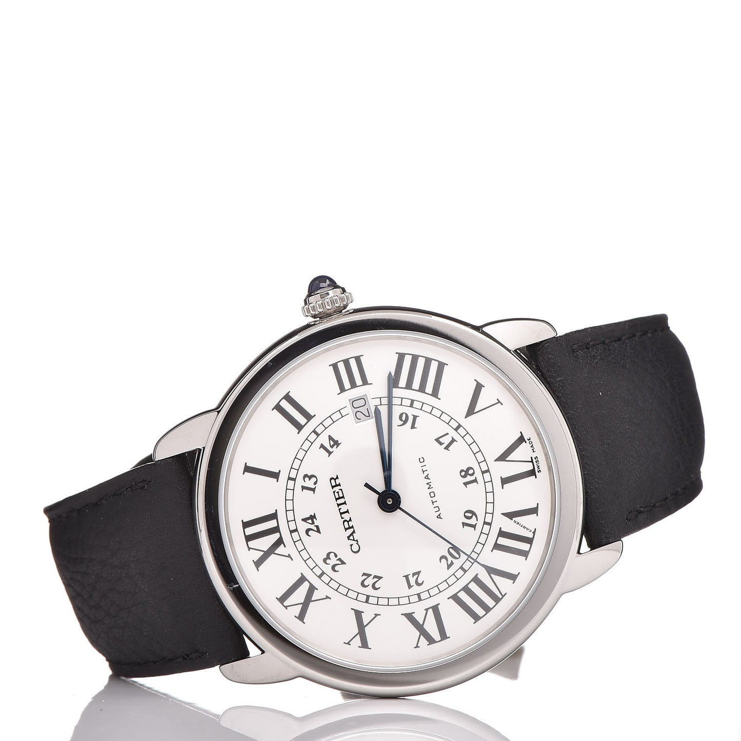Stainless Steel Alligator 42mm Ronde Solo Automatic Watch
